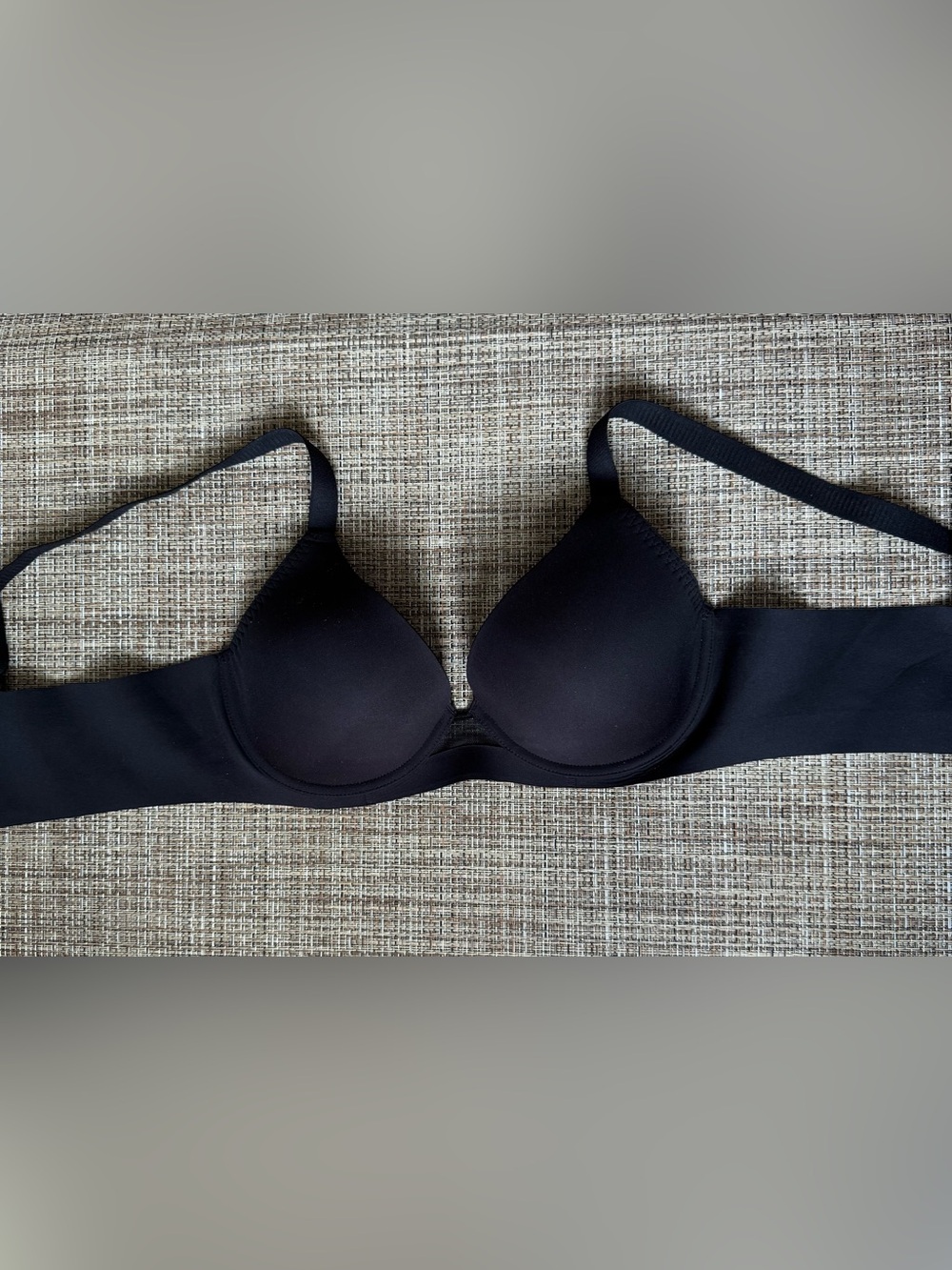 Black Seamless Underwire T-Shirt Bra